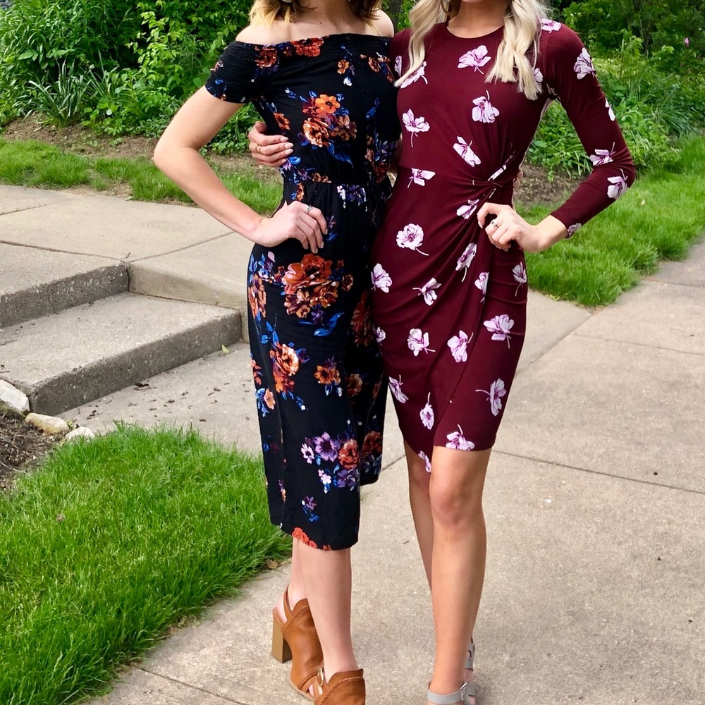 Floral cropped jumpsuit